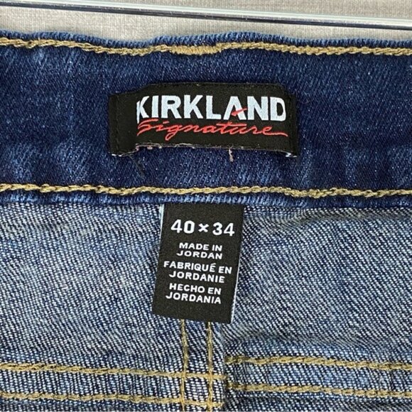Kirkland Straight Leg Jeans 40x34 Mens Stretch Jeans - Picture 5 of 11